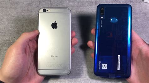 P smart 2019 vs iphone 6 plus